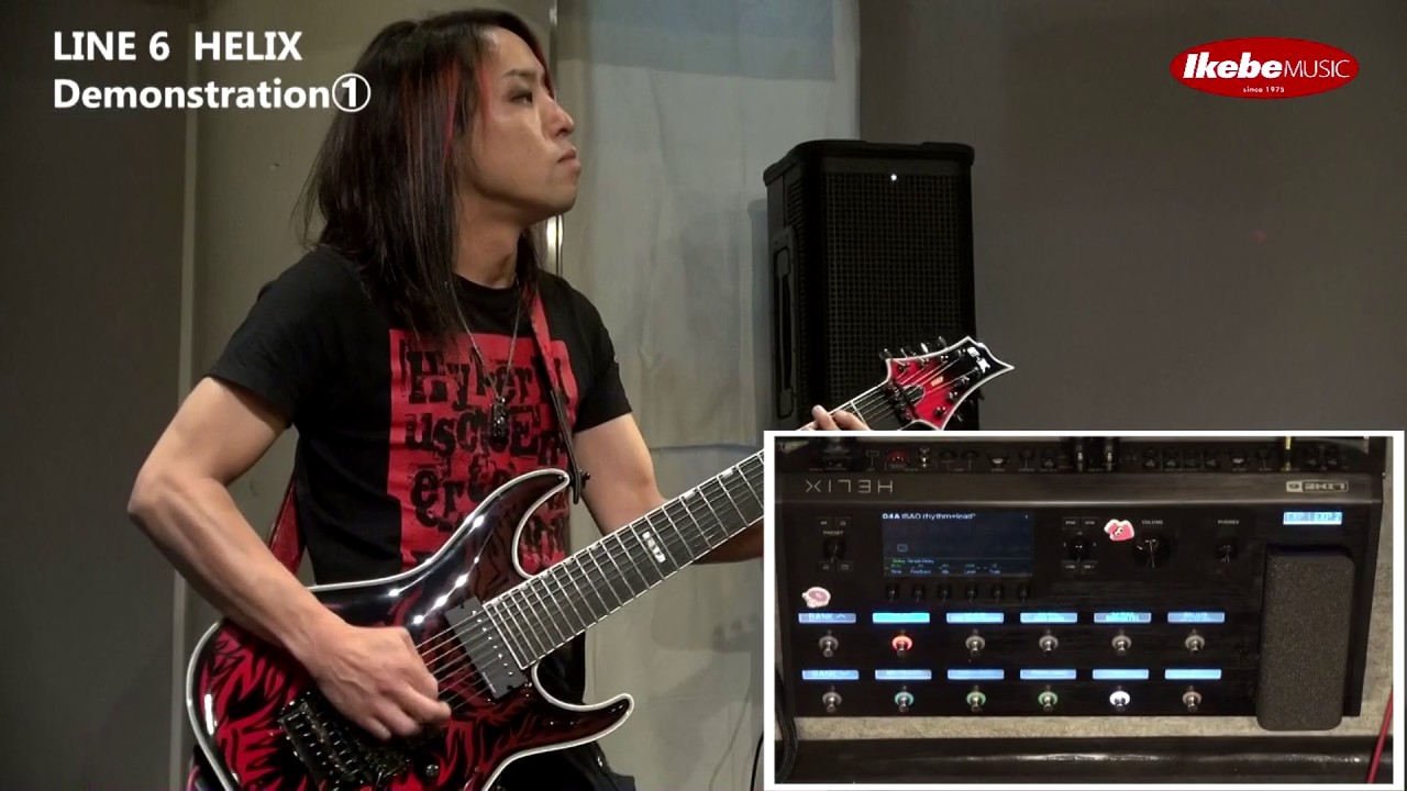 【池部楽器店】LINE6　”HELIX 徹底解剖セミナー” featuring ISAO Demonstration①（1/4）