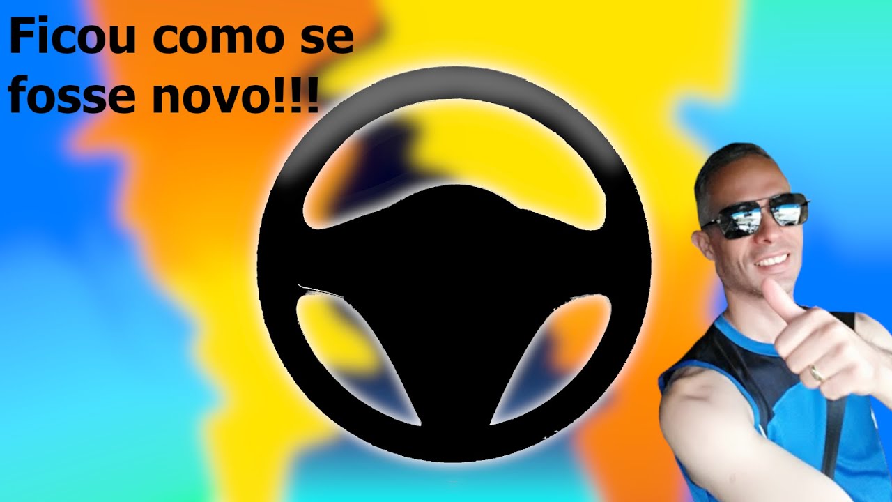 Restauração de volante desgastado. Simples e barato.