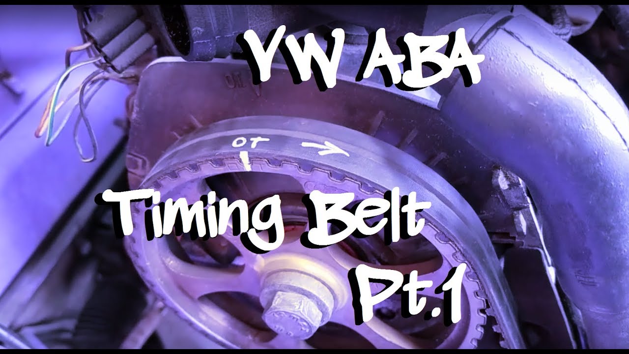 VW ABA 2.0 Timing Belt & Water Pump Replacement pt 1: Removal