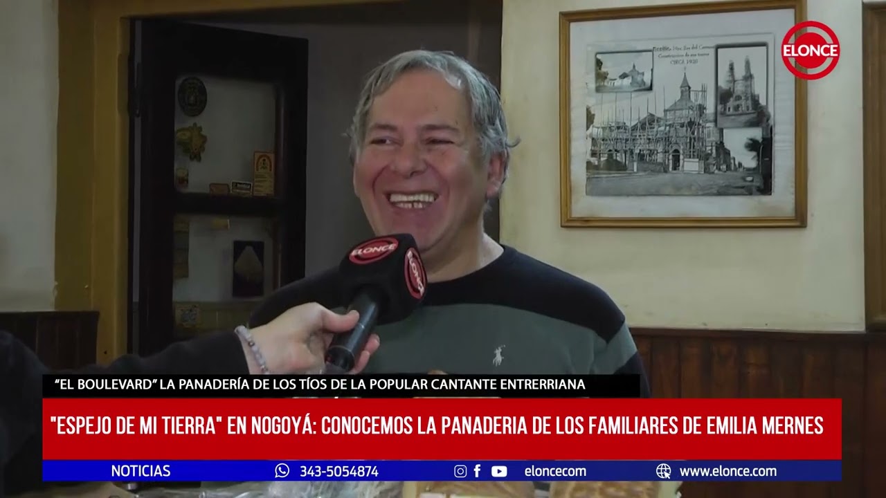 Espejo de mi Tierra en Nogoyá: Conocemos la panaderia de los familiares de Emilia Mernes