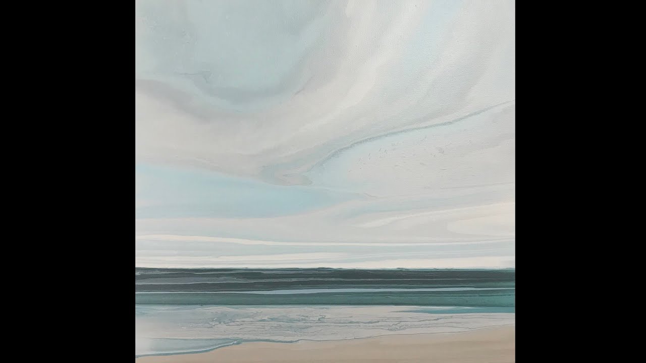 Fluid Art Seascape #2 Emilie Mayer