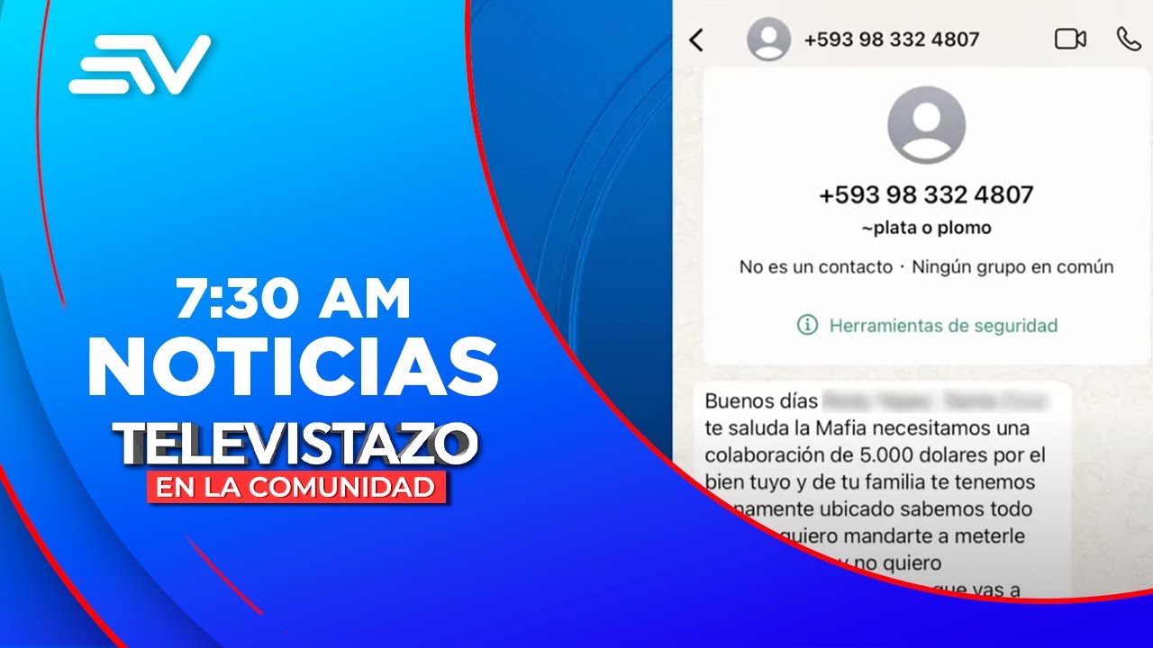 Médico del Hospital del Guasmo recibió amanezas a su teléfono  | Televistazo | Ecuavisa
