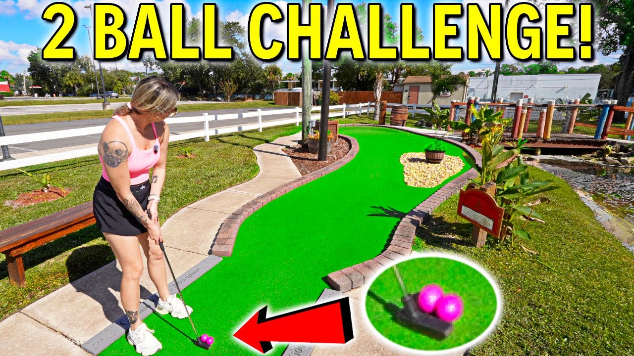 The Pirate's Cove 2 Ball Mini Golf Challenge!