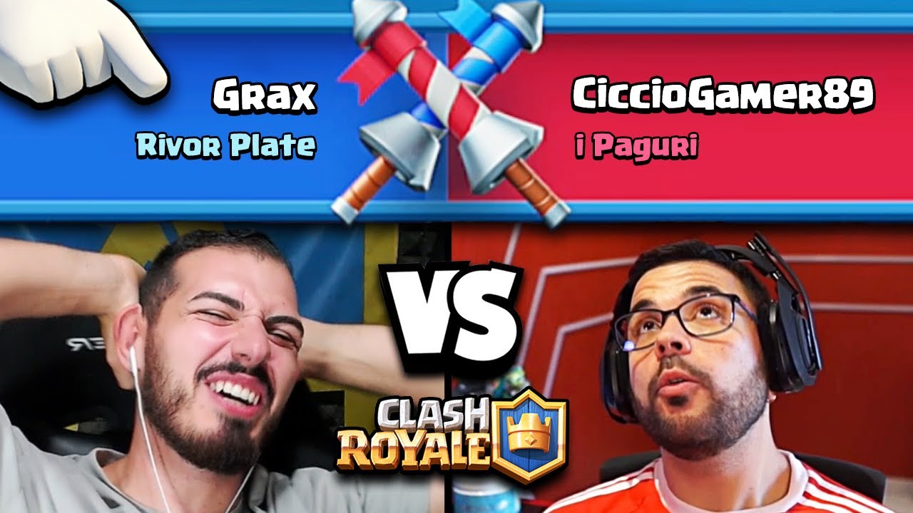 PARTITE ILLEGALI contro CICCIOGAMER89! - Clash Royale