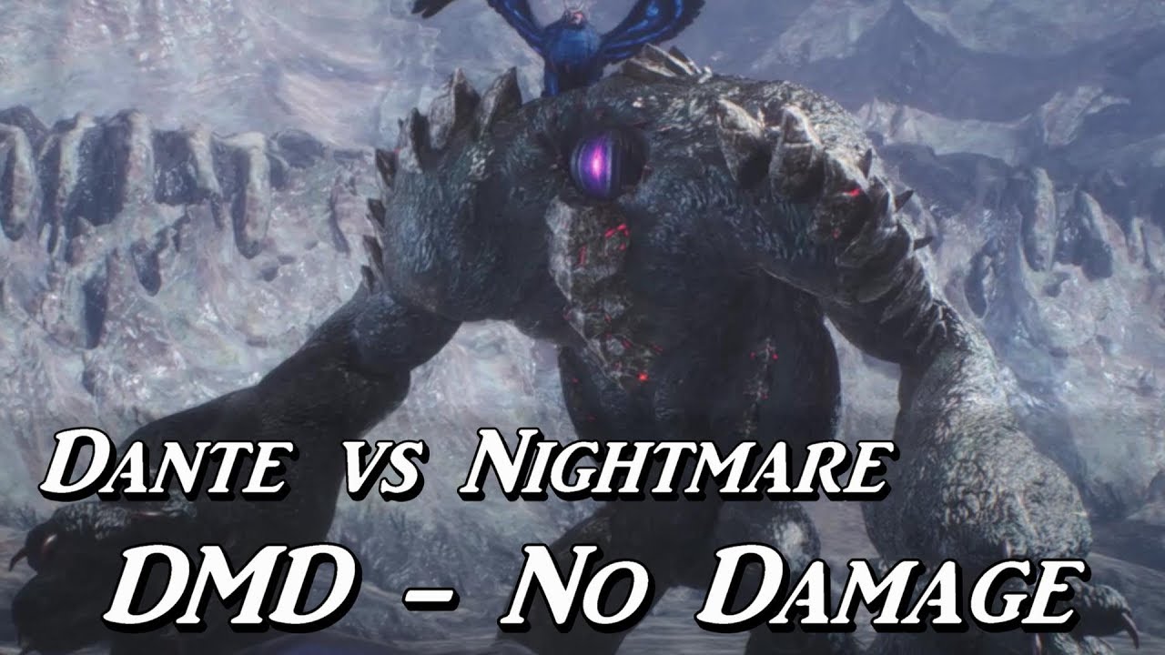 【DMC5】ダンテvsナイトメア - DMD - ノーダメージ【デビルメイクライ5】Dante vs Nightmare - No Damage