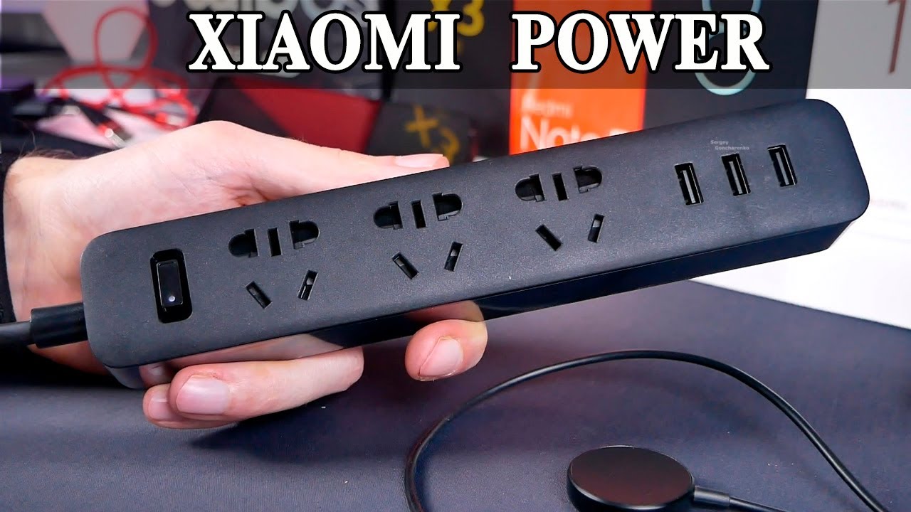 Удлинитель Xiaomi Розетки и USB зарядка 2 в 1. Xiaomi Power Strip