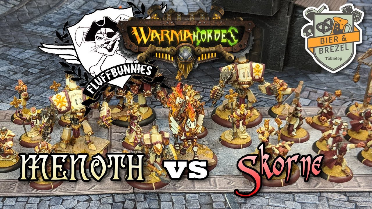 Let's Play Warmachine & Hordes | Menoth (Feora3) vs Skorne (Naaresh) | Spielbericht #12