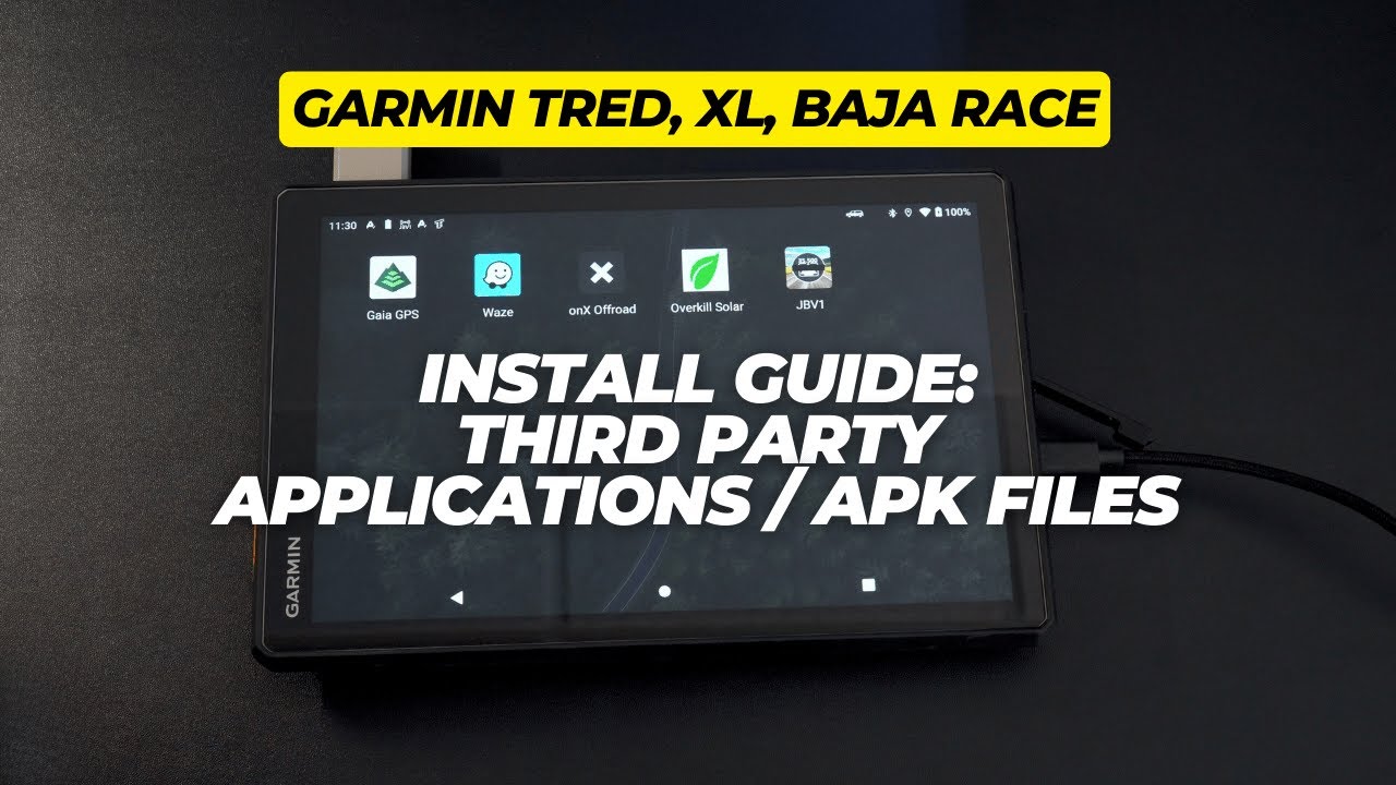 Установите APK-файлы (приложения) на устройства Garmin Tread | Откройте новые функции!