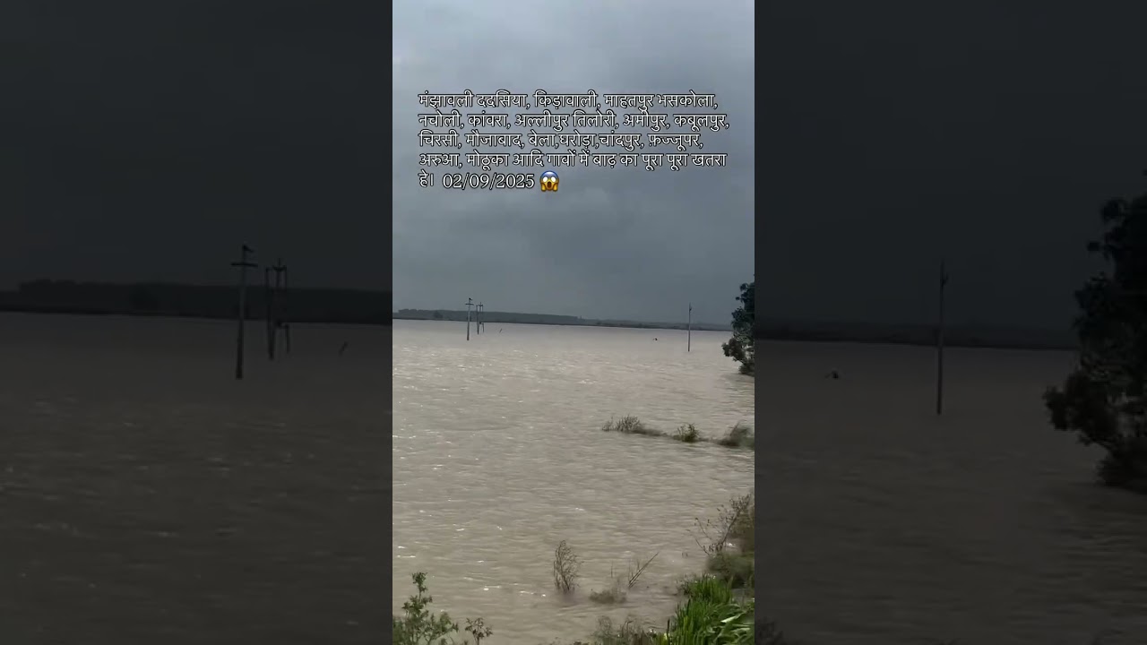 Haryana border Yamuna ji #haryana #border #water #baadh #remix #viral #dangerous #ytshorts #trend