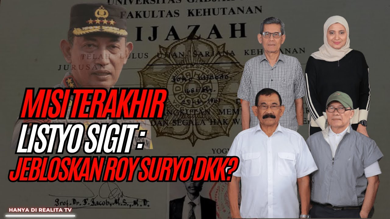 MISI TERAKHIR LISTYO SIGIT : JEBLOSKAN ROY SURYO DKK?