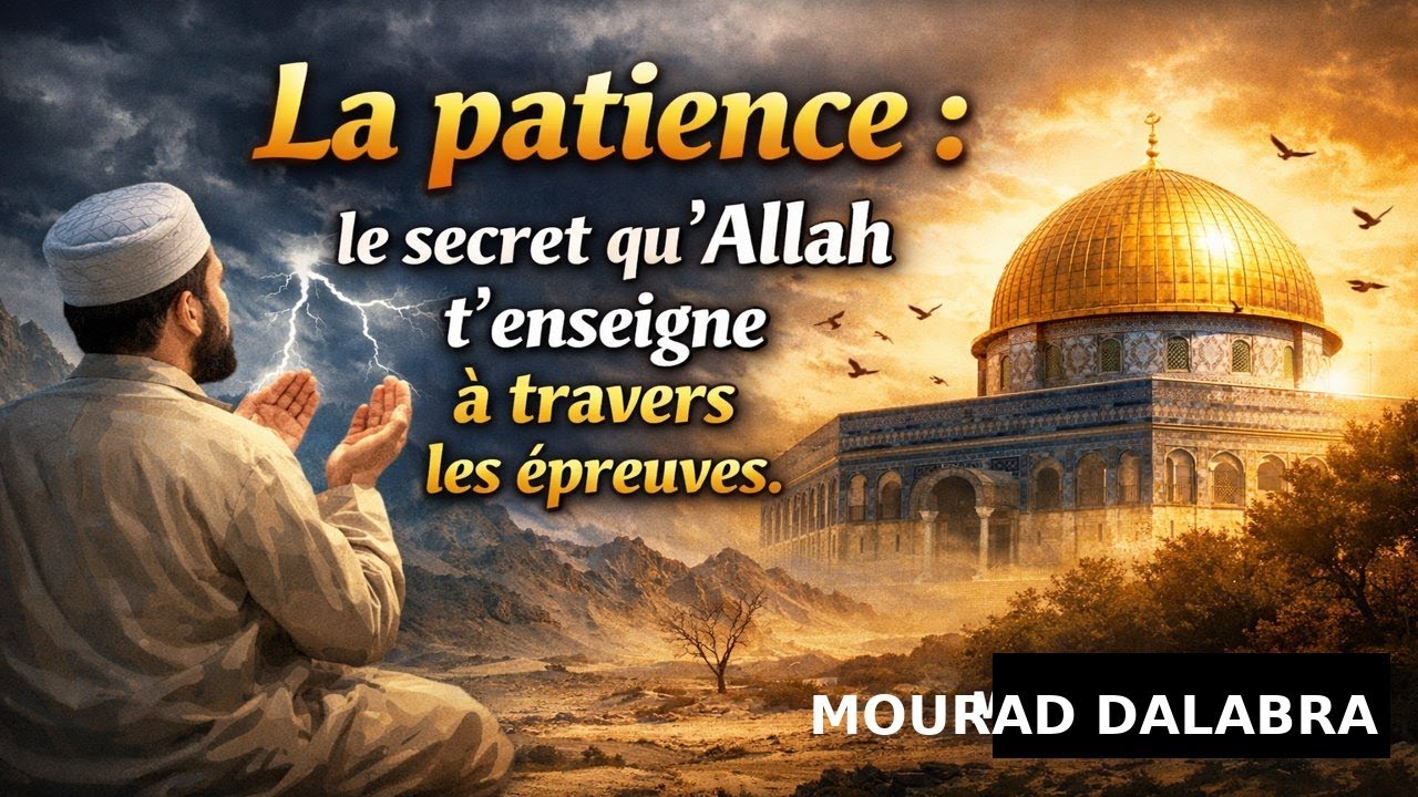 La patience  : le secret qu’Allah t’enseigne a travers les épreuves.