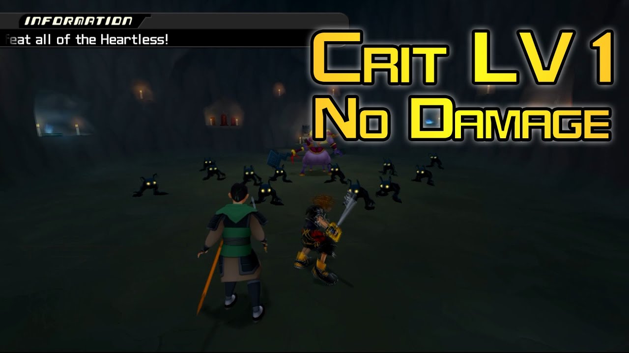 Land of Dragons First Visit No Damage (Level 1 Critical Mode) - Kingdom Hearts 2 Final Mix