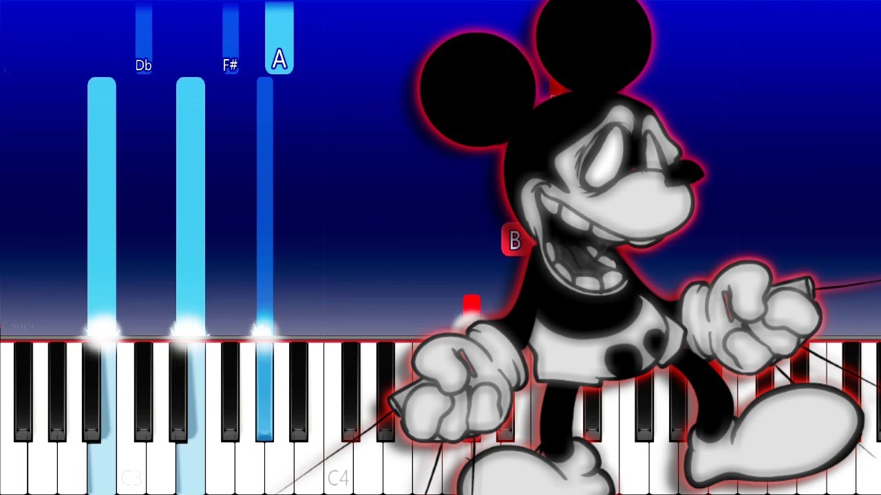 FNF Wednesday Infidelity Part 2 Update - Unknown Suffering (Piano Tutorial)
