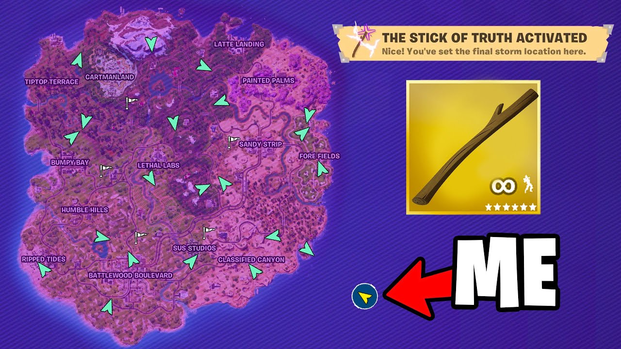 The STICK OF TRUTH Controls The Fortnite Storm! (New Mythic)