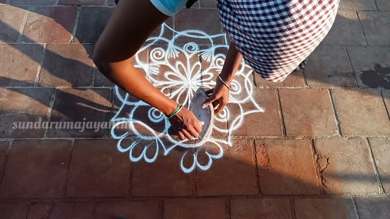 எந்த edit பன்னல kolam pesi apdiye draw panni iruka parunga makkaley #kolampesuthadi #rangolikolam