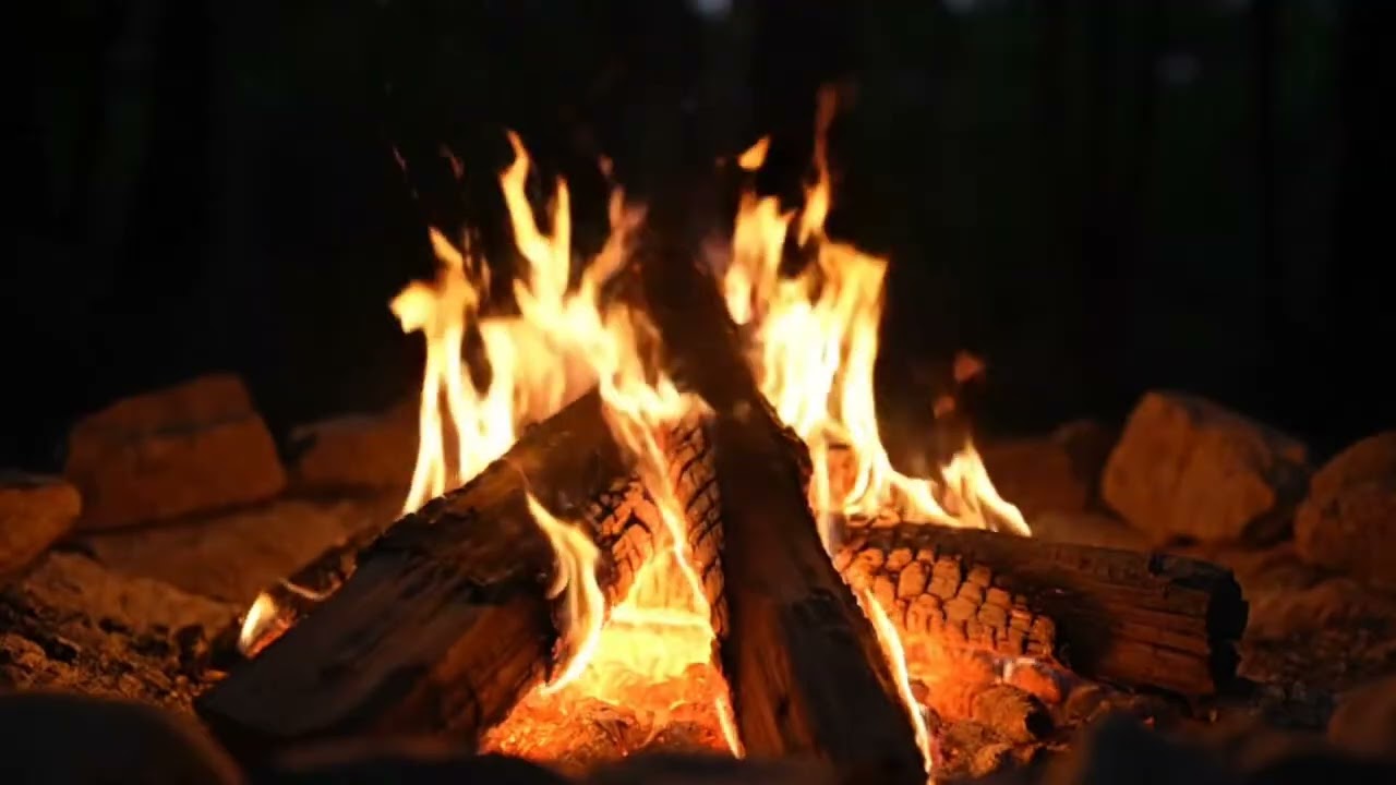 Relax by the Fire – Soothing Campfire Sounds