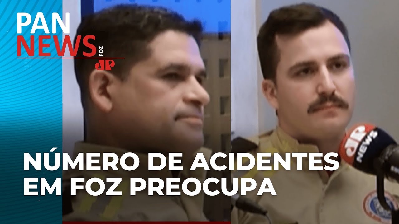 número de acidentes em Foz do Iguaçu preocupa