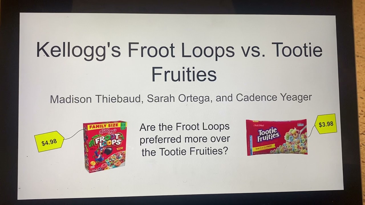 Kellogg&rsquo;s Froot Loops vs Tootie Fruities