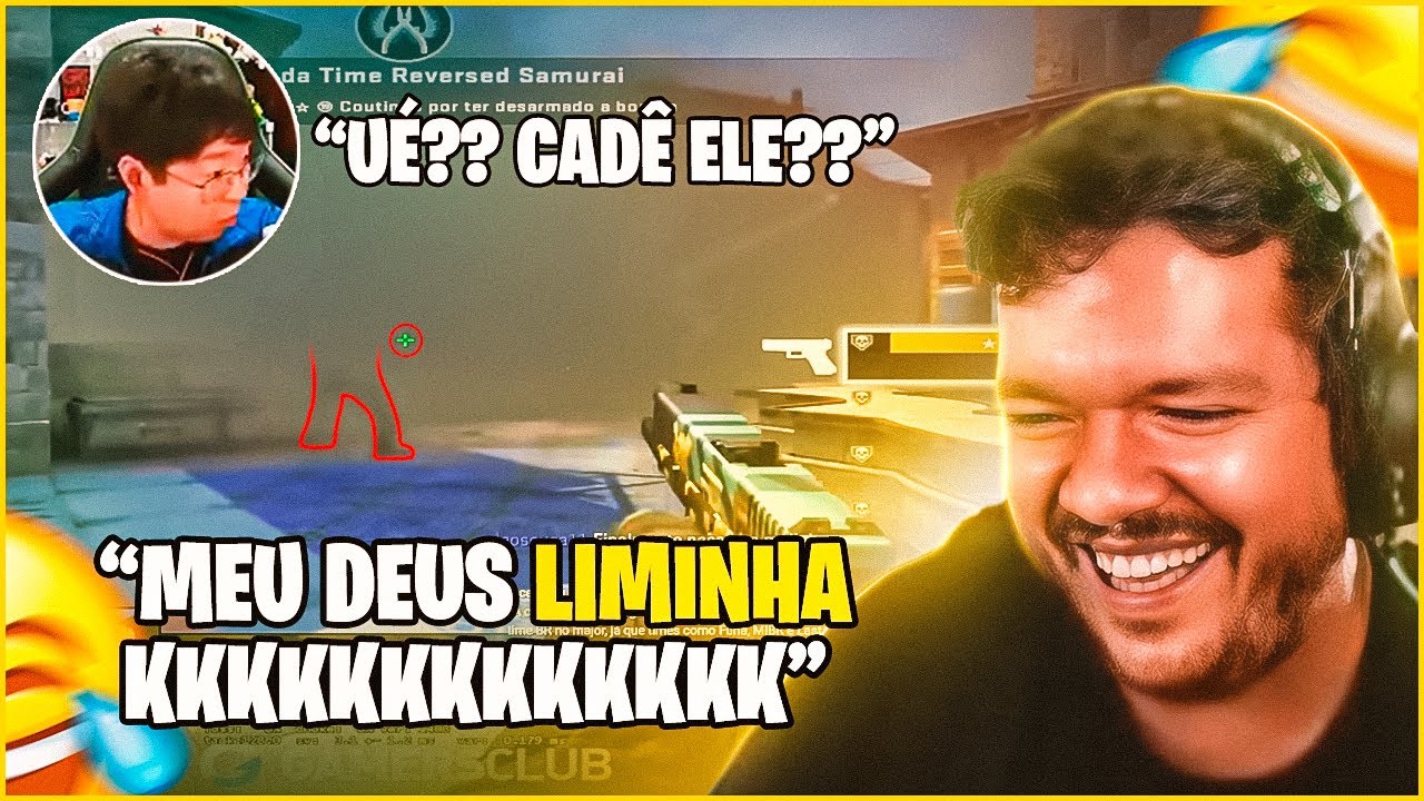 QUANDO O LIMINHA &Eacute; ALASTRADO NA TRANSMISS&Atilde;O DO GAULES!