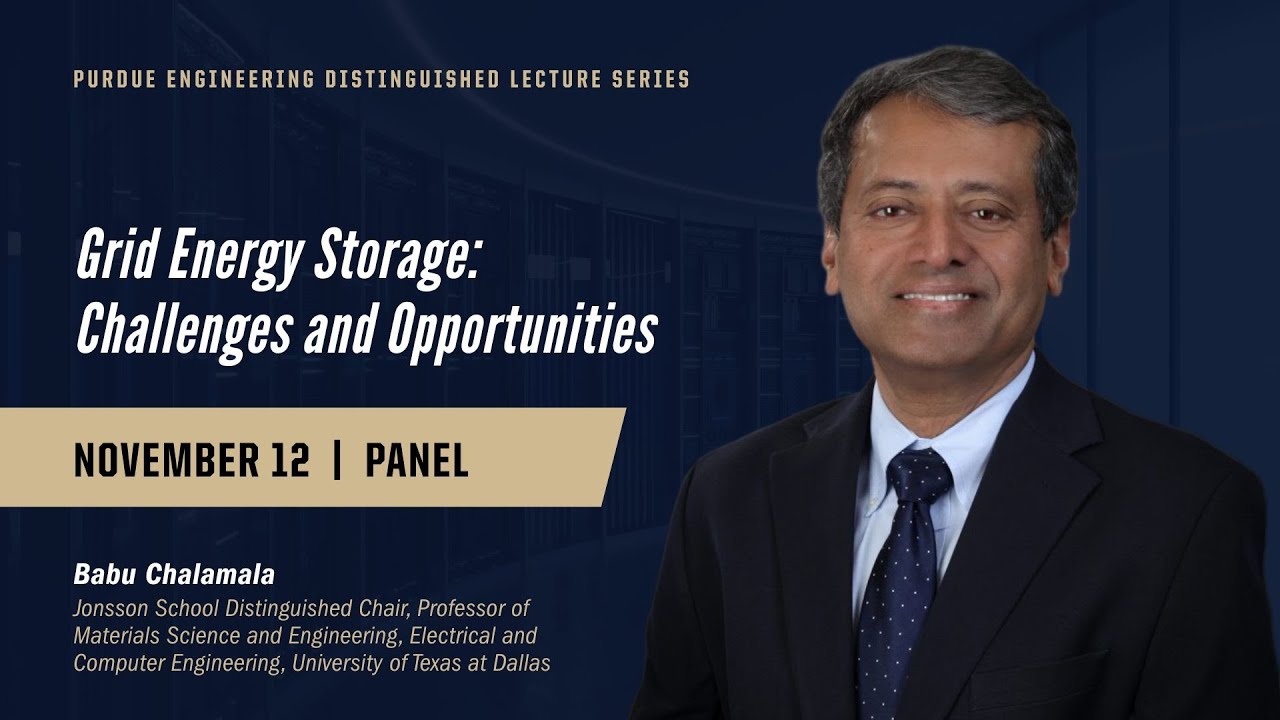 Purdue Engineering Distinguished Lecture Series: Babu Chalamala, Panel