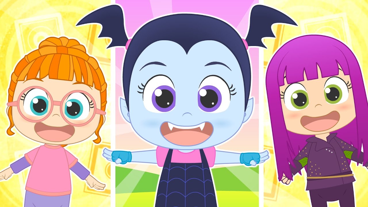 VAMPIRINA Y SUS AMIGAS 🦇💜 Cinco Bebés, Familia Dedo y más 🎵 Canciones para niños