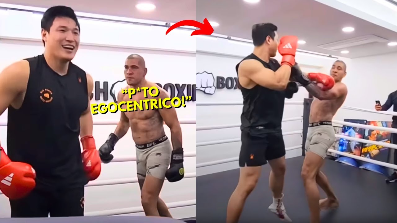 BOXEADOR ARROGANTE intenta NOQUEAR a Alex Pereira en un Sparring!