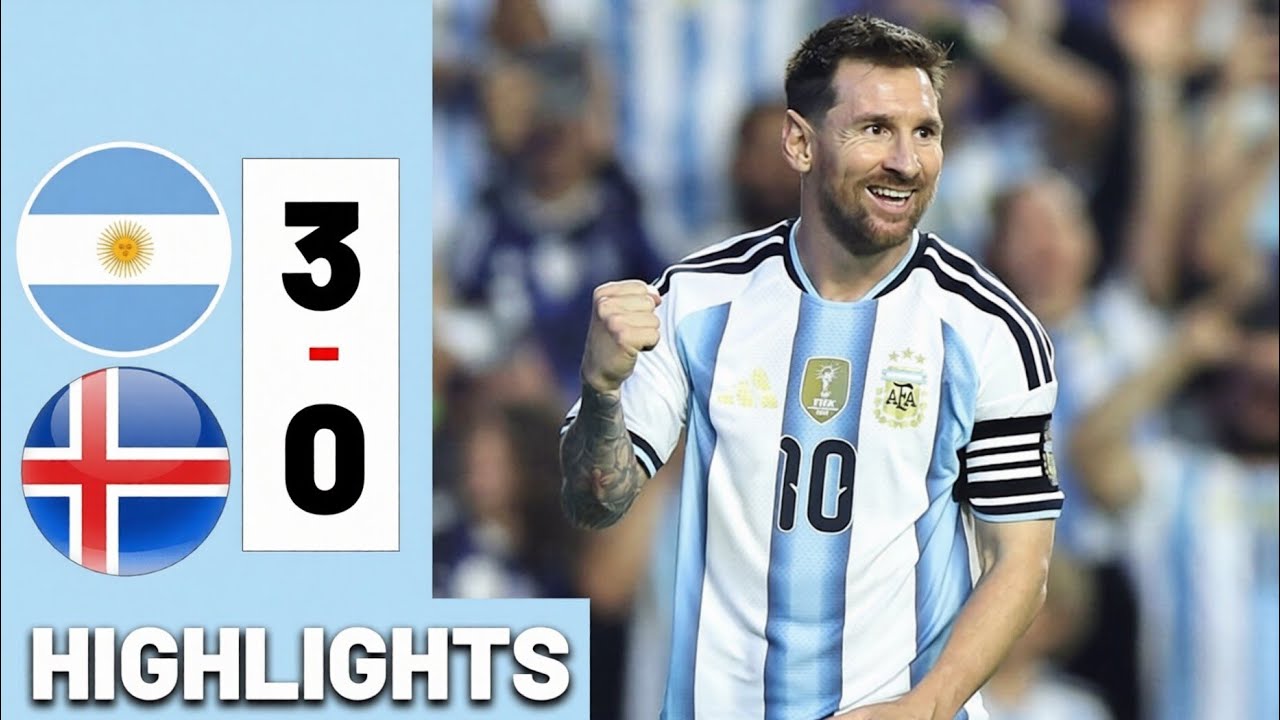Argentina vs Iceland 3-0 | Messi GOAL - All Goals & Highlights 2026Argentina vs Iceland 2026