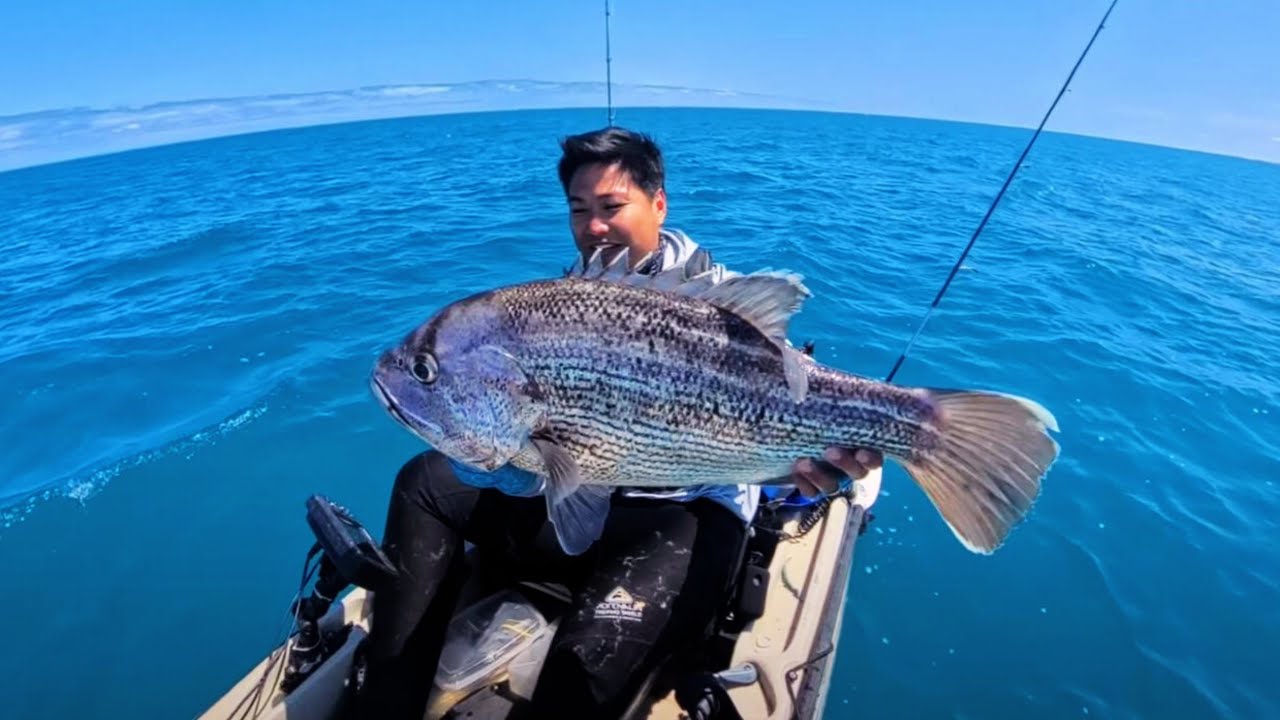Kayak fishing for GIANT Fish in a Remote Location - Western Australia