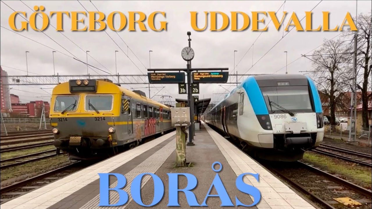Tar tåget från Göteborg till Borås (med en liten omväg)