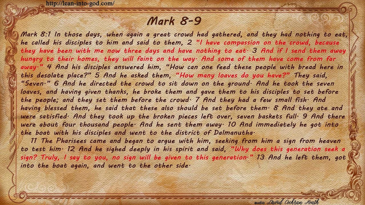 Mark 8-9