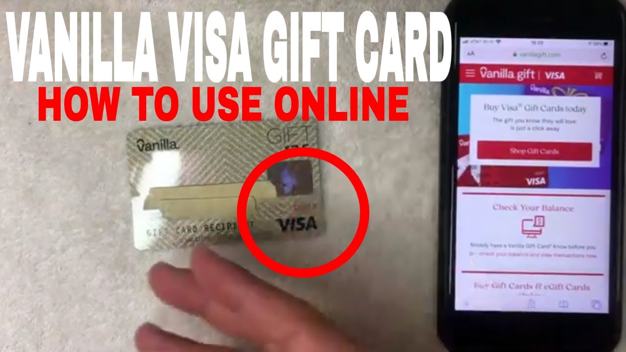 ✅  How To Use Vanilla Visa Gift Card Online 🔴