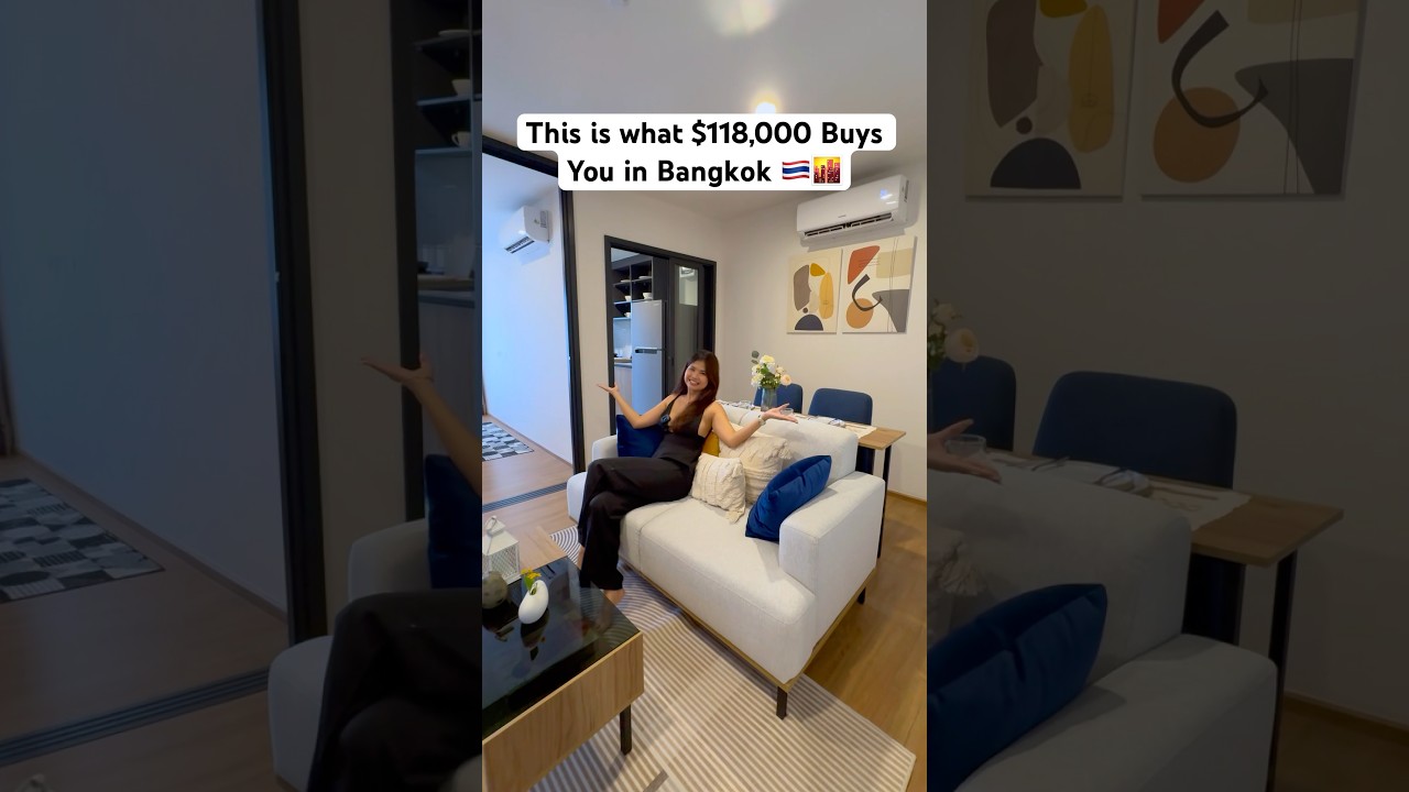 Brand New Bangkok Condo 🇹🇭 #thailand #bangkok #condo #roomtour #apartment #realestate #asia