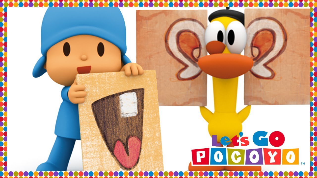 🤗 POCOYÓ en ESPAÑOL - Pintando Caras [ Let's Go 3x35 ] | CARICATURAS y DIBUJOS ANIMADOS para niños