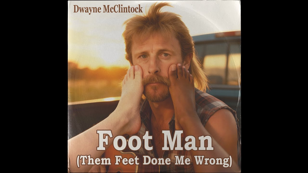 Foot Man (Them Feet Done Me Wrong) - Dwayne McClintock [1992 Lost Country Single, Feet Lover Song]