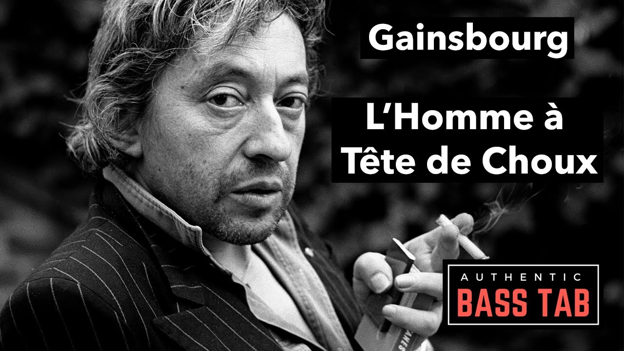 L'Homme à Tête de Choux - Gainsbourg 🎸 Authentic Bass Cover + TAB