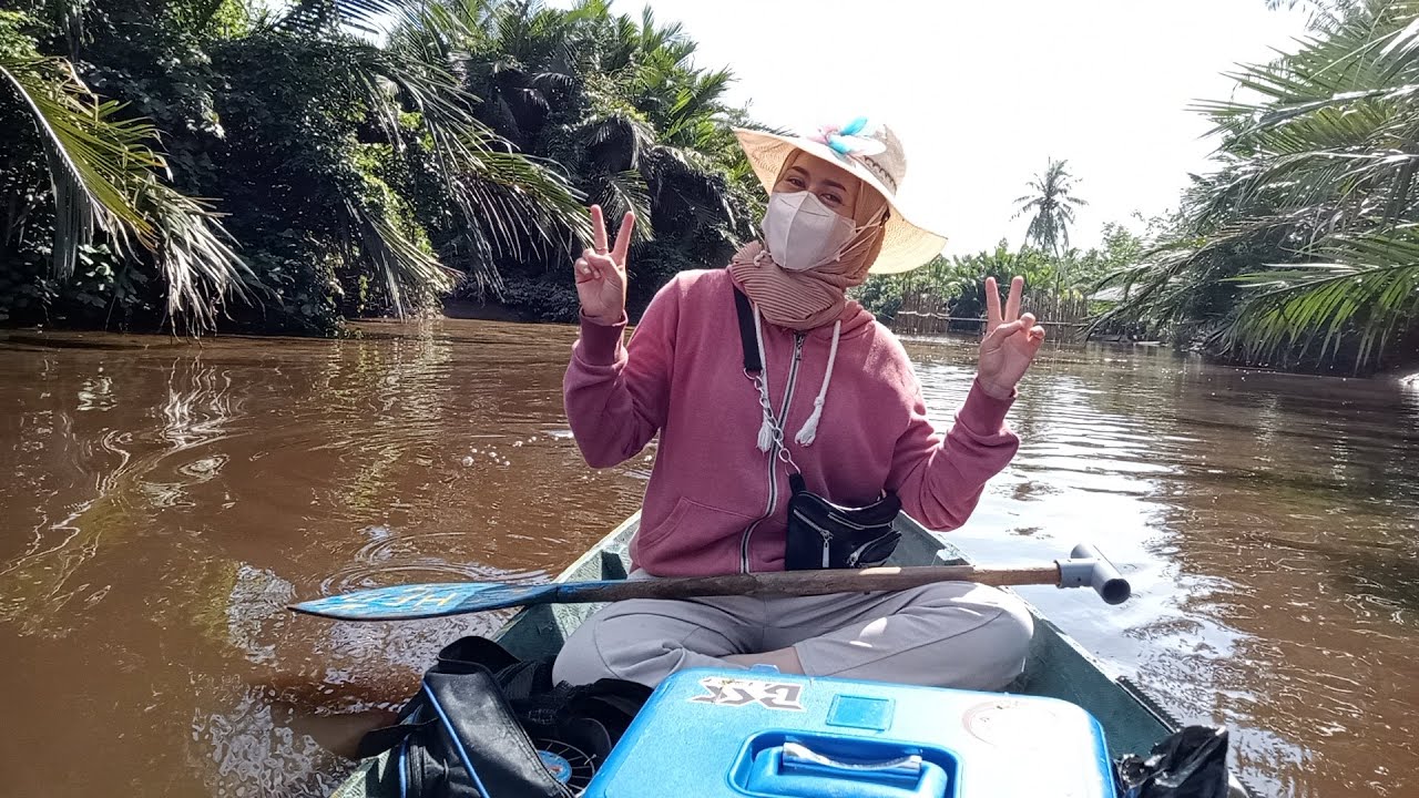 keseruan mancing di jembatan Air Hitam dan Belajar Nyampan(KalimantanBarat)