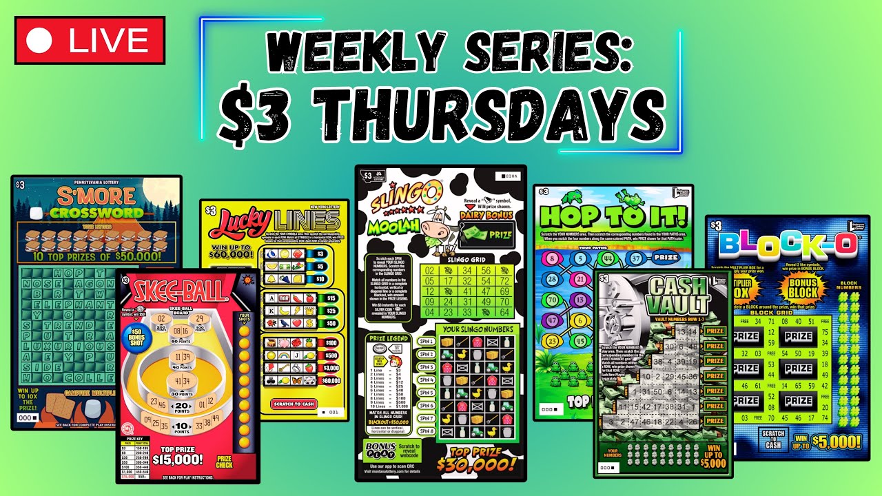 SCRATCH OFF LOTTERY TICKETS FROM AROUND THE U.S.