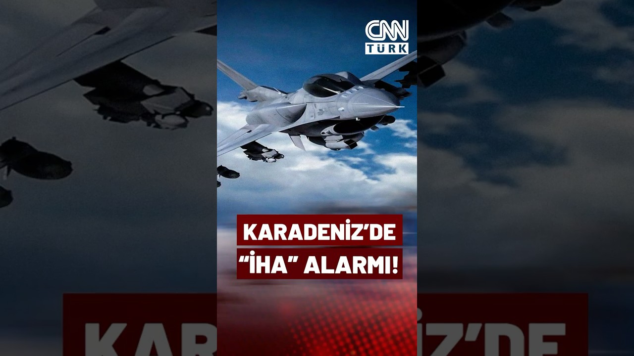 Karadeniz'de Alarm: F-16, İHA'yı D&uuml;ş&uuml;rd&uuml;! MSB: Hava Sahamıza Yaklaşan Bir İHA Vurularak D&uuml;ş&uuml;r&uuml;ld&uuml;