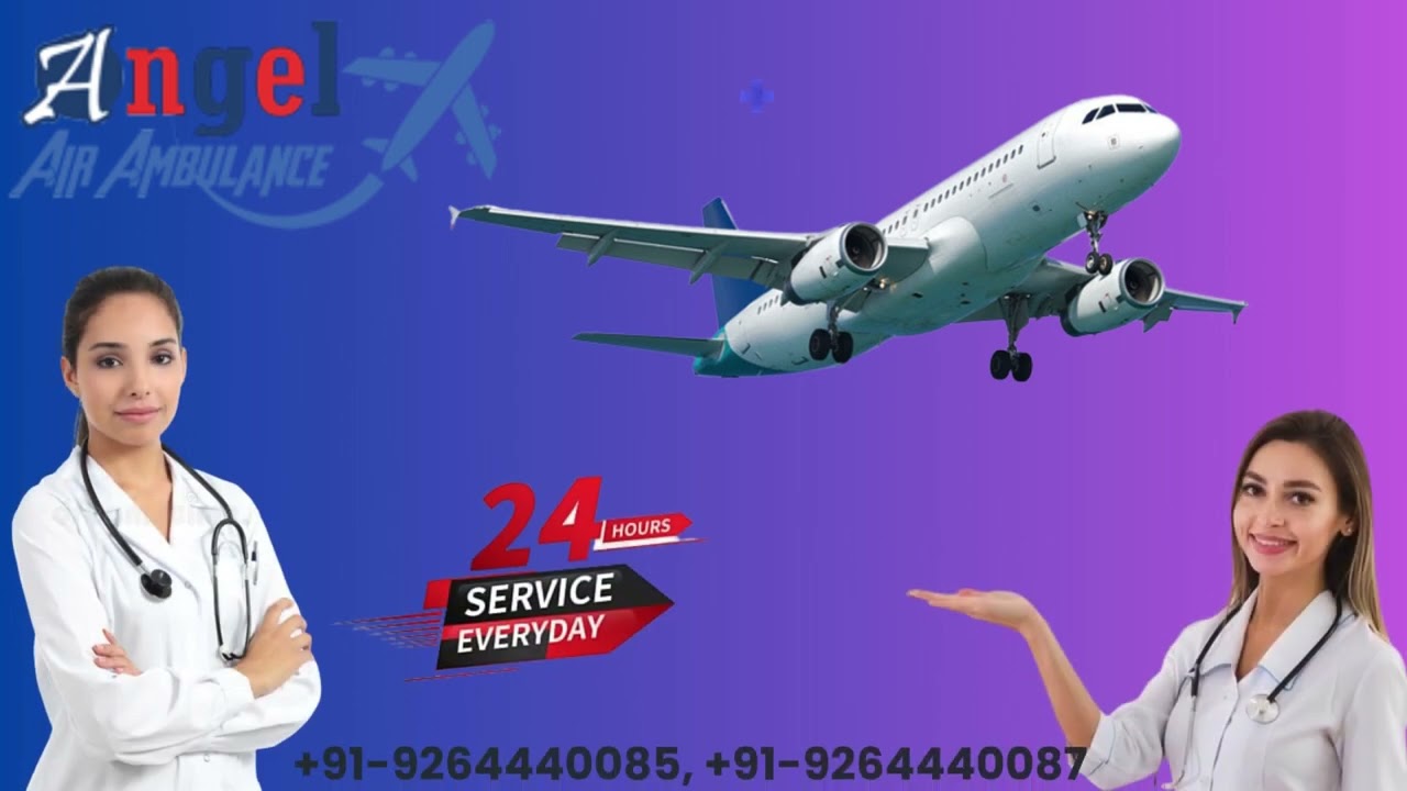 Angel Air Ambulance Service in Lucknow And Jabalpur