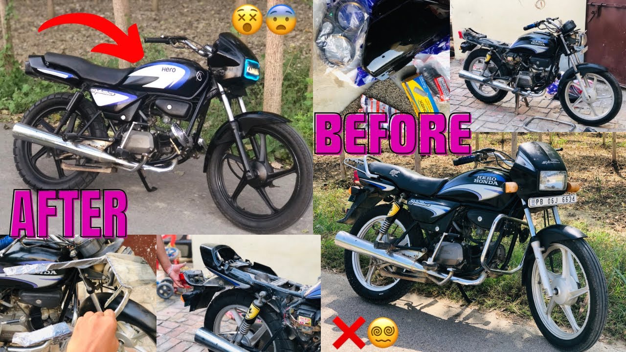 old splendor plus 2009 modified😵 || new look 👀  ||