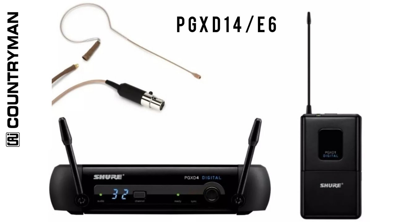 Sistema Sem Fio Digital Pgxd / E6 Countryman Earset Discreto ( Vende-se )