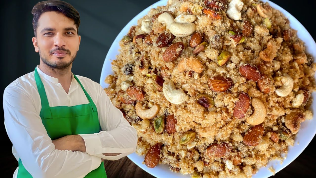 Panjiri Recipe at Home|New style Homemade Panjiri|Chef M Afzal|