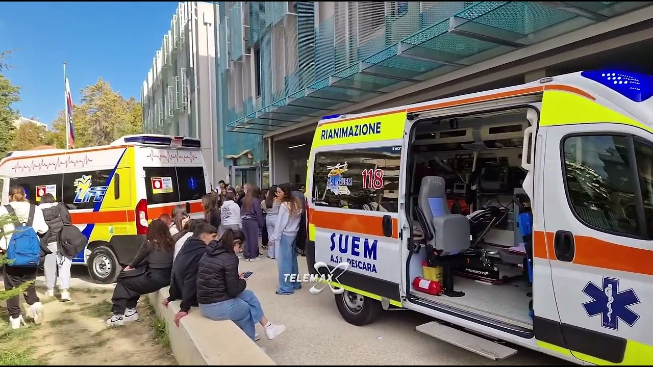 Pescara, evacuato il Liceo Marconi con 1600 studenti