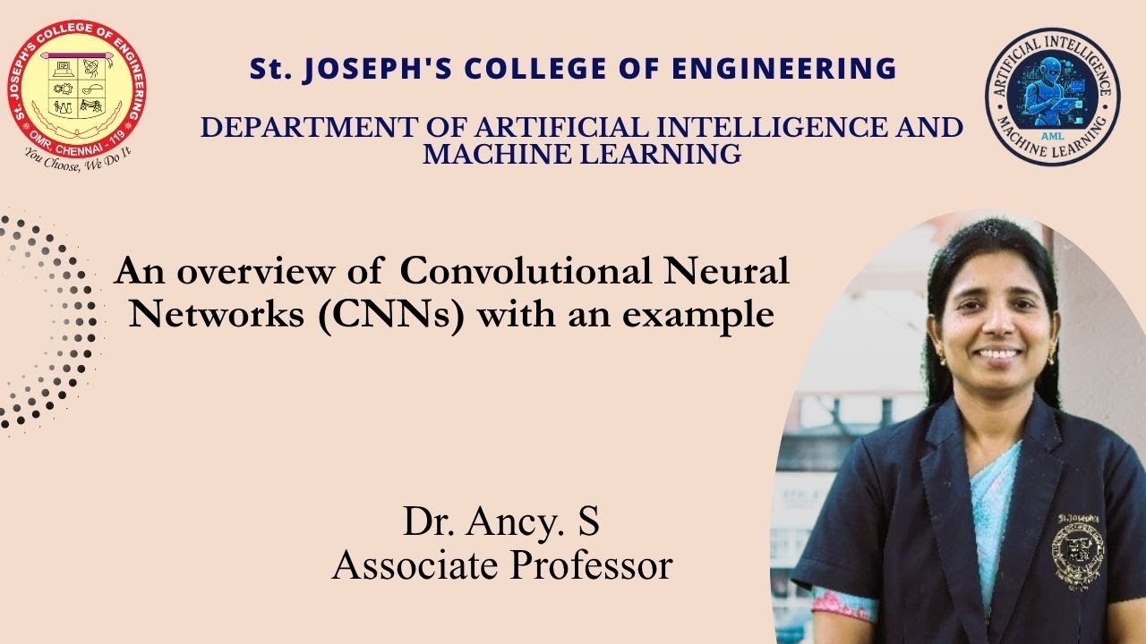 An overview of Convolutional Neural Networks (CNNs) with an example
