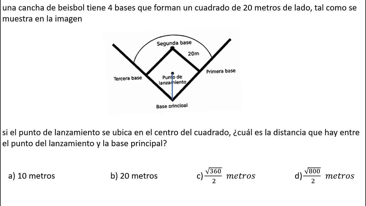 PREGUNTA PRUEBA SABER - TEOREMA DE PITÁGORAS 2023 #icfes2023