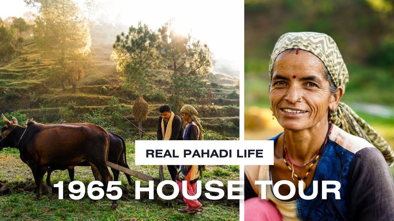 My Grandfather’s 1965 Village House 🏡 | Real Pahadi Life, Cow, Bees & Pure Desi Ghee