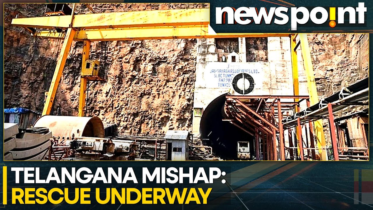 Telangana Tunnel Collapse: Rescue Operation Intensifies As 8 Workers Remain Trapped | WION Newspoint