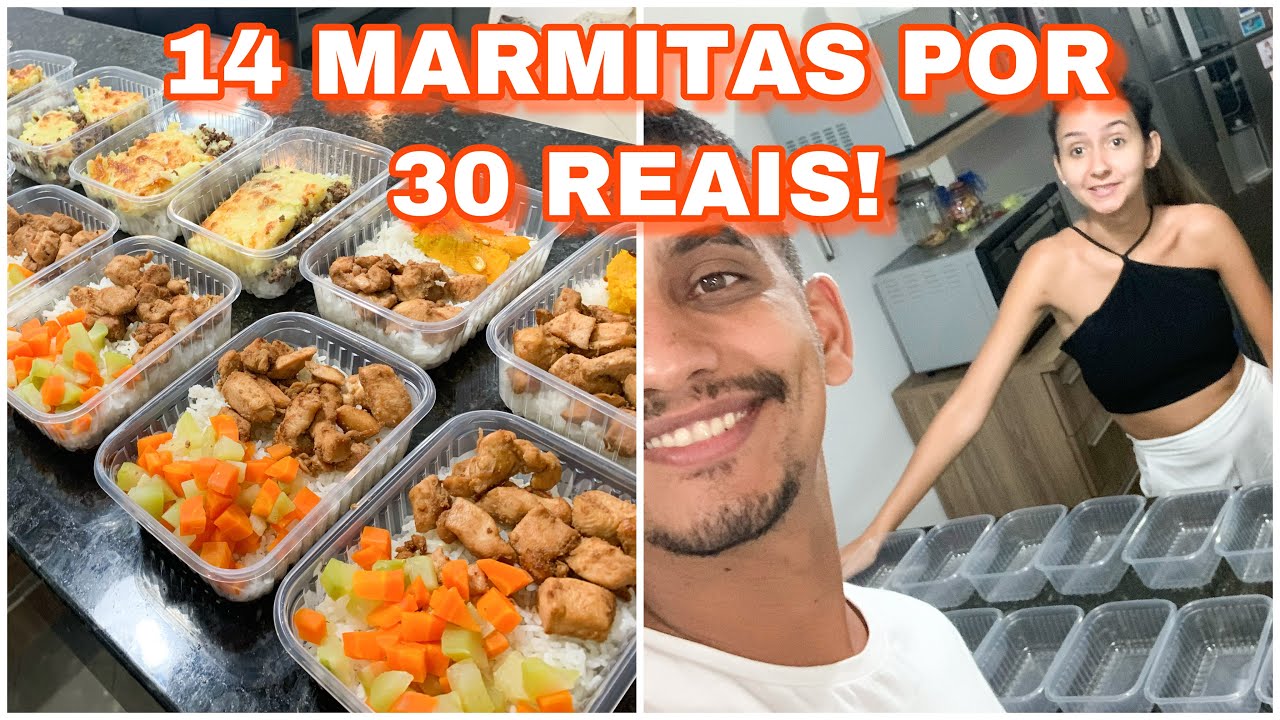 DESAFIO: MARMITAS PARA A SEMANA INTEIRA COM R$ 30,00