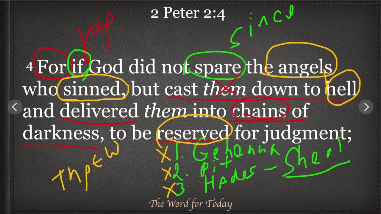 The Word for Today 2 Peter 2:4