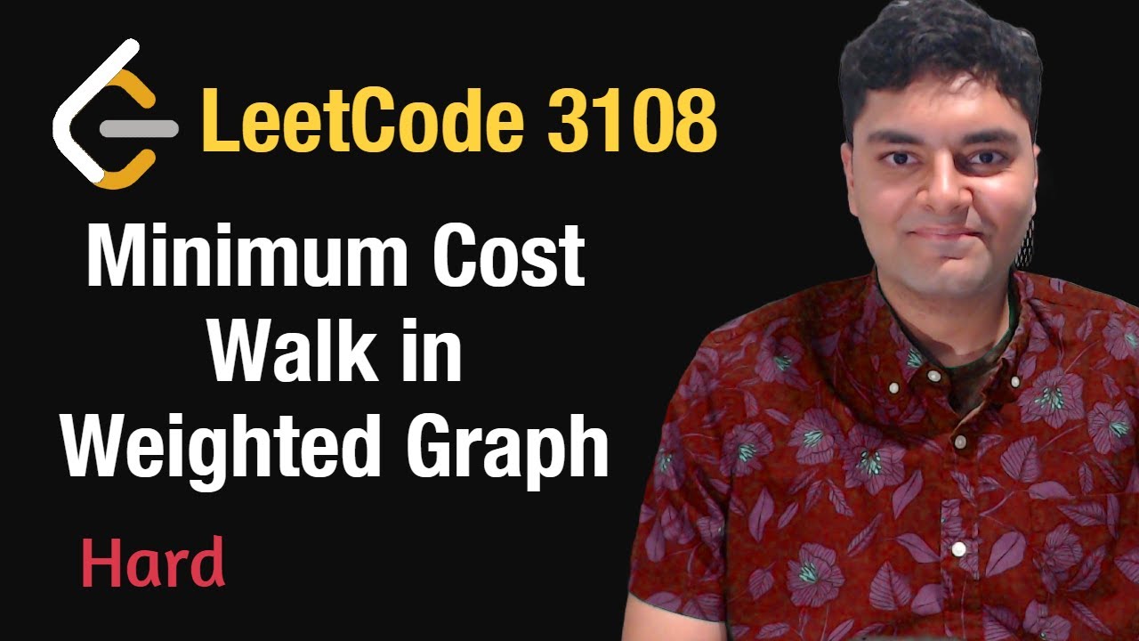 Minimum Cost Walk in Weighted Graph - Leetcode 3108 - Python